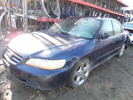 2002 Honda Accord DX Navy Sedan 2.3L AT #A23833